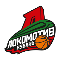 Логотип Локомотив-Кубань на русском языке на белом фоне с окантовкой